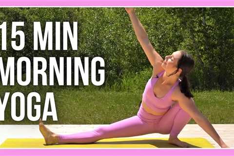 15 Min Morning Yoga For Hips 💦 WATER ELEMENT