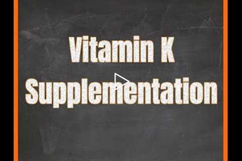 Vitamin K Supplementation | Mechanism Of Action Of Vitamin K