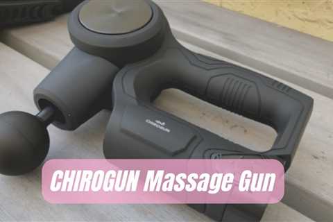 CHIROGUN Massage Gun Deep Tissue Massager Review | Muscle Percussion Massage Gun for Athletes