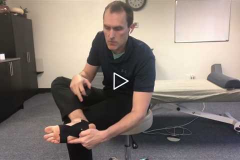 Plantar Fasciitis - How To Tape Your Own Foot At Home