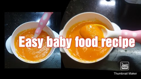 6 months old baby food recipe/easy baby food/breakfast for baby