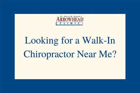 Arrowhead Clinic Chiropractor Atlanta