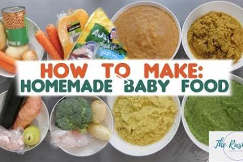 How to make baby purées | homemade baby food recipes 6-9 months | Thermomix baby food recipes