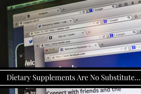 Dietary Supplements Are No Substitute For a Healthy Lifestyle - DISCOVER Magazine