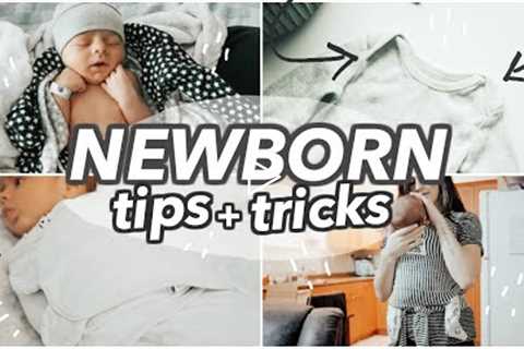 EASY NEWBORN TIPS & TRICKS FOR SURVIVING THE FIRST DAYS || BETHANY FONTAINE