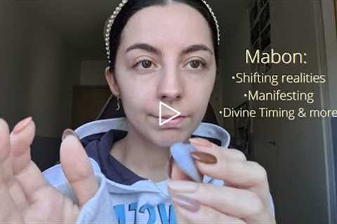 ASMR Reiki  for Mabon ｜Sabbat Energy, Soft spoken, Crystal healing, flutering Handmovements