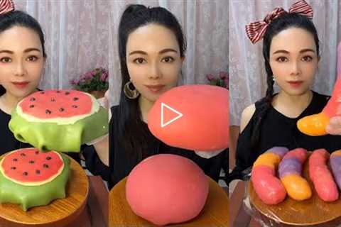 FAST FOOD EATING CAKE ASMR MUKBANG HOMEMADE P08