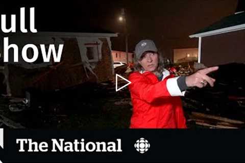 CBC News: The National | Fiona’s destruction, COVID travel rules, Asteroid crash