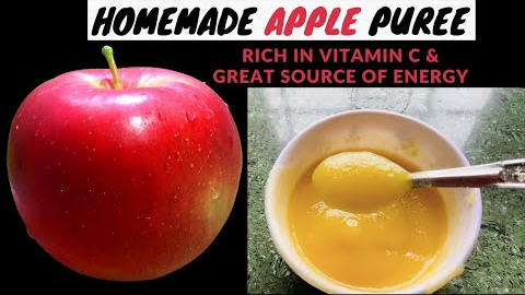 Apple puree for 6+ month baby II How to make homemade apple puree.! Baby food Starting from 6 months