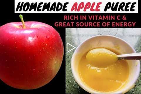 Apple puree for 6+ month baby II How to make homemade apple puree.! Baby food Starting from 6 months