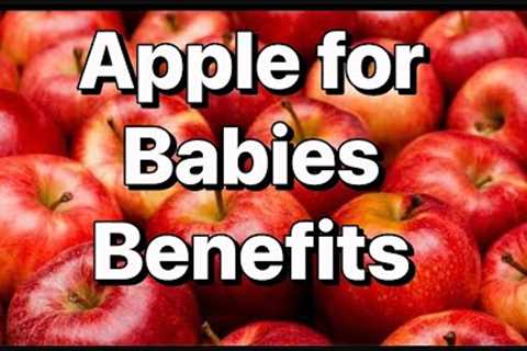 apple puree for 1 year baby | baby food recipes