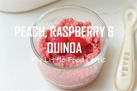 PEACH, RASPBERRY & QUINOA | BABY FOOD WEANING RECIPES | BEABA