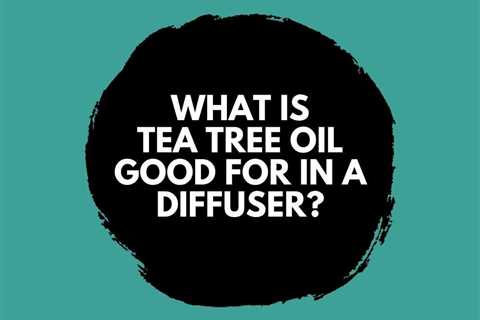 What is Tea Tree Essential Oil Good for in a Diffuser?