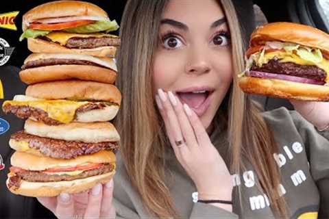 I Tried EVERY Fast Food Burger In my City!!!!