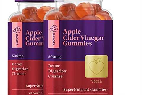 Organic Apple Cider Vinegar Gummies ACV Supplement for Weight Loss with The Mother with Beet Root,..