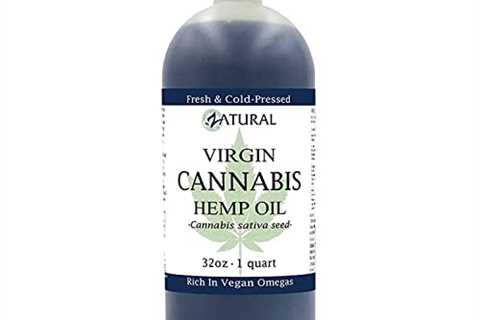 Zatural Hemp Oil (32oz) 100% Pure Cold Pressed High Vegan Omegas 3  6 No Fillers or Additives..