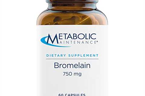 Metabolic Maintenance Bromelain - 750mg Vegan Digestive Enzymes from Pineapple - Healthy Digestion..