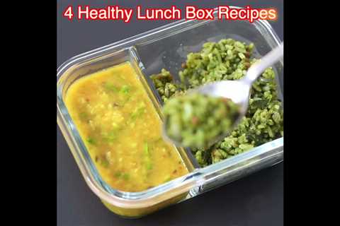 Healthy Vegetarian Lunch Box Recipes #shorts