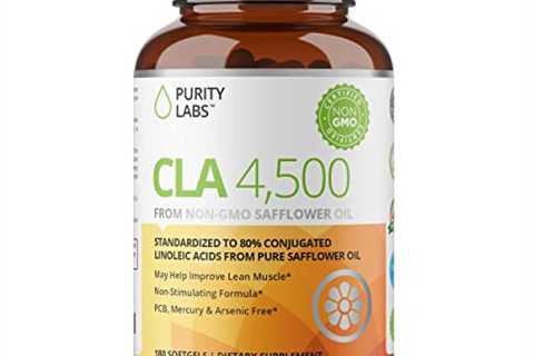 Purity Labs CLA 4,500MG Safflower Oil Number One Weight Loss Fat Burner Supplement 180 Softgels..