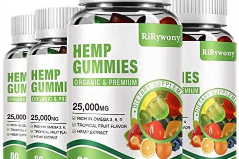 Hemp Gummies Pain Anxiety Inflammation Extra Strength Vegan Hemp Gummy Relief Sleep Stress Aid Calm ..