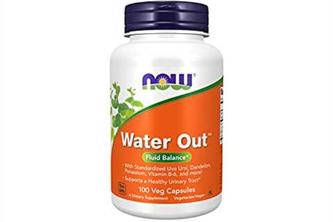 NOW Supplements, Water Out With Standardized Uva Ursi, Dandelion, Potassium and Vitamin B-6, 100..