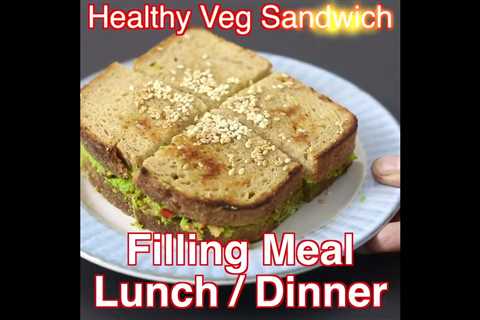 Moong Dal Sandwich Recipe For Weight Loss – High Protein Veg Sandwich #shorts