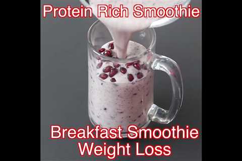 High Protein Oats Breakfast Smoothie For Weight Loss #shorts