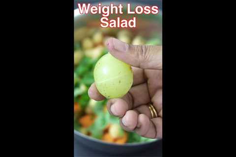 High Protein Salad For Weight Loss – Healthy Veg Salad – Chana Salad Recipe – Vegan #shorts