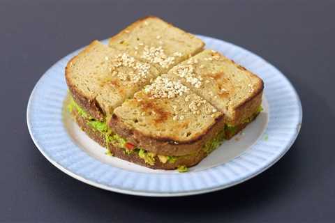 High Protein Veg Sandwich Recipe – Healthy Sandwich For Weight Loss – Moong Dal Sandwich Recipe