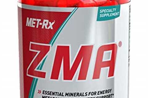 MET-Rx ZMA Supplement, Supports Muscle Recovery, 90 Capsules