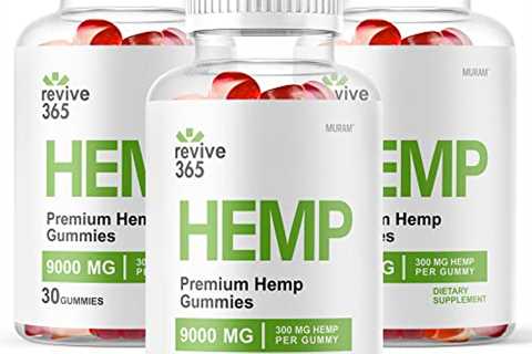 (3 Pack) Revive 365 Gummies, Revive Hemp Gummies Advanced 2022 Formula, 3 Month Supply (90 Gummies)