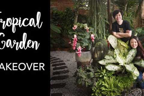 DREAMY Tropical Garden DIY Makeover with 14 Garden Design & Plant Care Tips