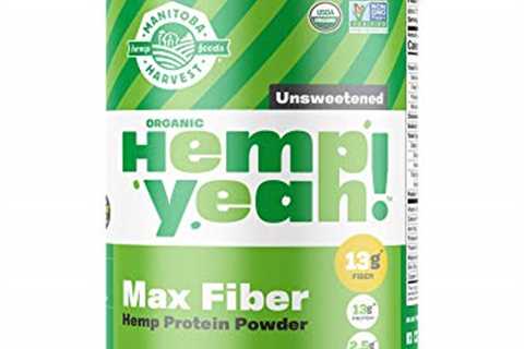 Manitoba Harvest Hemp Yeah! Organic Max with 13 g Fiber  13 g Protein Powder, Unsweetened, 2.5 g..