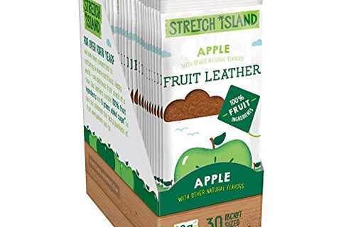 Stretch Island Original Fruit Leather, Apple, 0.5 Ounce Leathers, 30 Count(Pack of 1)