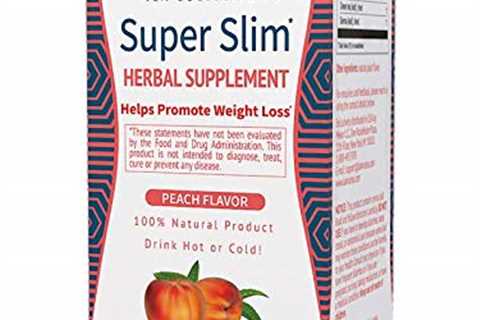 Lakma Super Slim Tea Peach Flavor - 25 Tea Bags (100% Natural, Sugar Free, Gluten Free and Non-GMO) ..