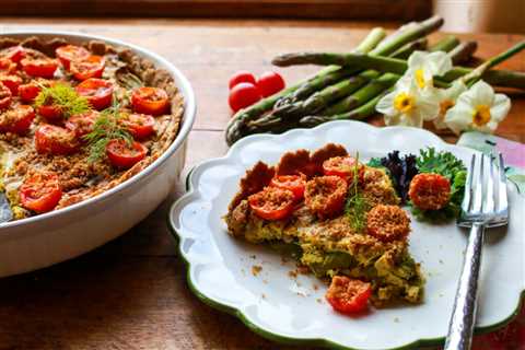 Asparagus Dill Tofu Quiche