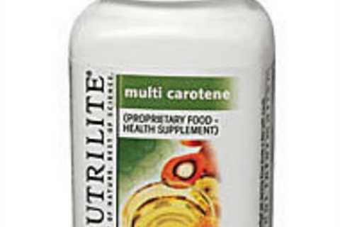 Amway Nutrilite Multi Carotene Antioxident for skin, eyes  immunity 90 gels