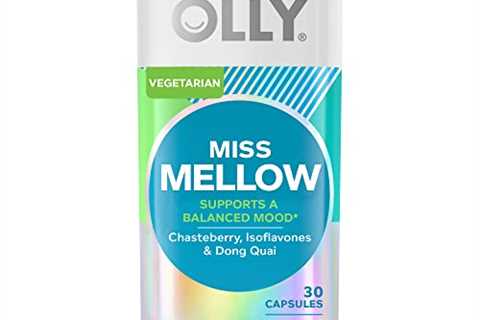 OLLY Miss Mellow Capsules, Hormone Balance and Mood Support, Vegan Capsules, Supplement for Women - ..