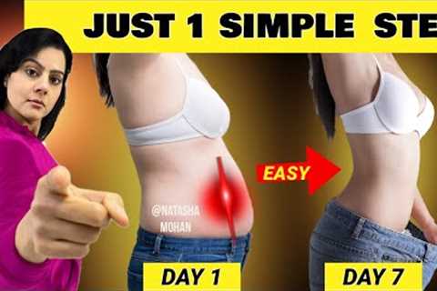 Only One Super Simple Exercise To Lose Belly Fat in 7 Days | Try It Now & Thank Me Later
