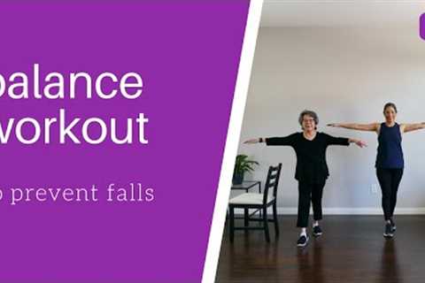 Balance Workout to Prevent Falls for Seniors, Beginner Exercisers