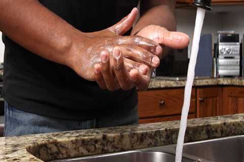 Cleaning the Affected Area with Mild Soap and Water