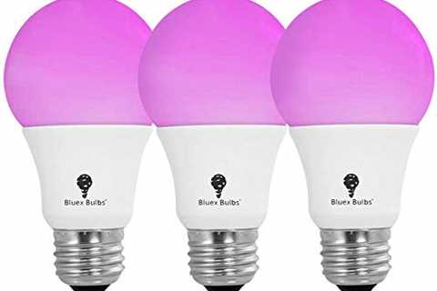 3 Pack BlueX 100W LED Grow Light Bulb A19 Bulb - Full Spectrum Grow Lamp - Grow Healthier  Yield..