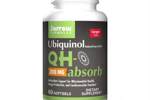 Jarrow Formulas QH-Absorb 200 mg - 60 Softgels - High Absorption Co-Q10 - Active Antioxidant Form..