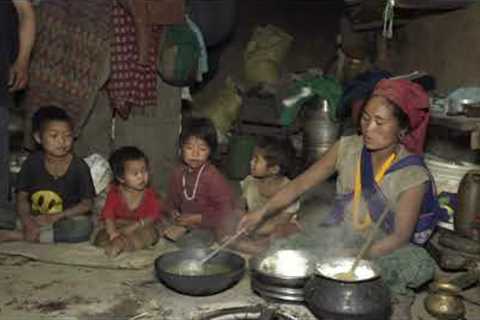 Happy family in village || Organic life