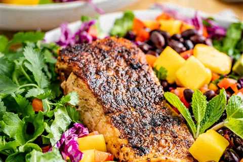 Blackened Salmon Salad