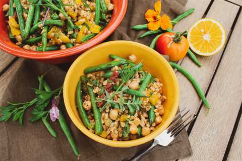 Green Bean Chickpea Salad with Za’atar