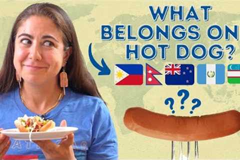 5 Countries Tell Us What the BEST Topping are for a Hot Dog 🌭 🌍