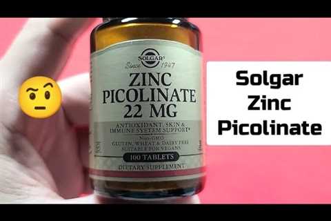 Solgar Zinc Picolinate â the next best form of zinc
