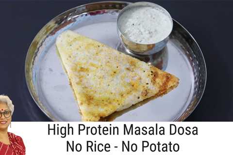 High Protein Masala Dosa â Millet Masala Dosa Recipe Without Potato â Millet Recipes For Weight ..