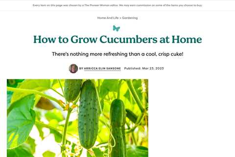 Cucumbers are a versatile and refreshing vegetable that can be enjoyed in a variety of ways. From..